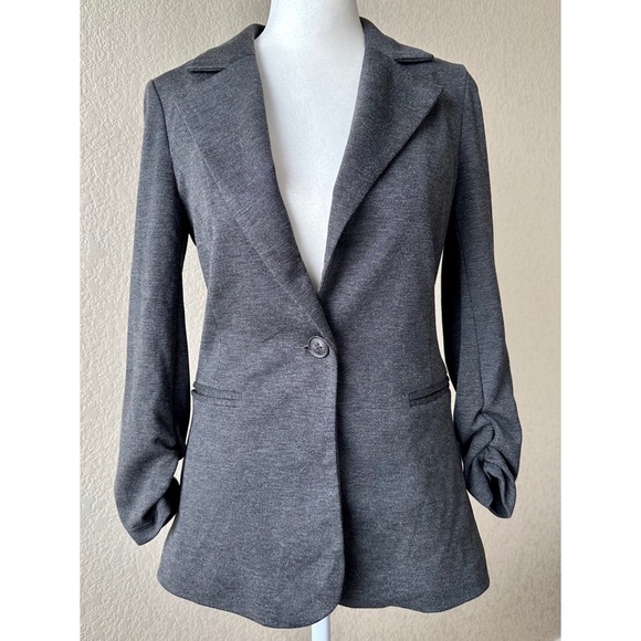 41 Hawthorn Knit Blazer with Gathered 3/4 sleeve - xs - Picture 1 of 3